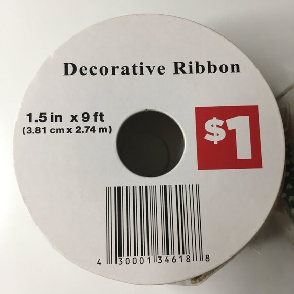 Home for the Holidays Red Truck Christmas Wired Ribbon 2 Rolls 1.5 in x 9 ft - Picture 11 of 12